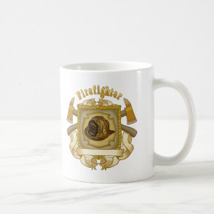 Taza De Café Ax Shield FireFighter Mug