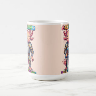 Taza De Café Axolord - Pequeño pero Feroz Caballero Axolotl Pix