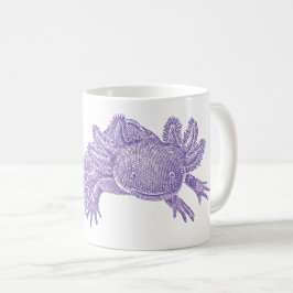 Taza De Café Axolotl Coffee Mug - PURPLE