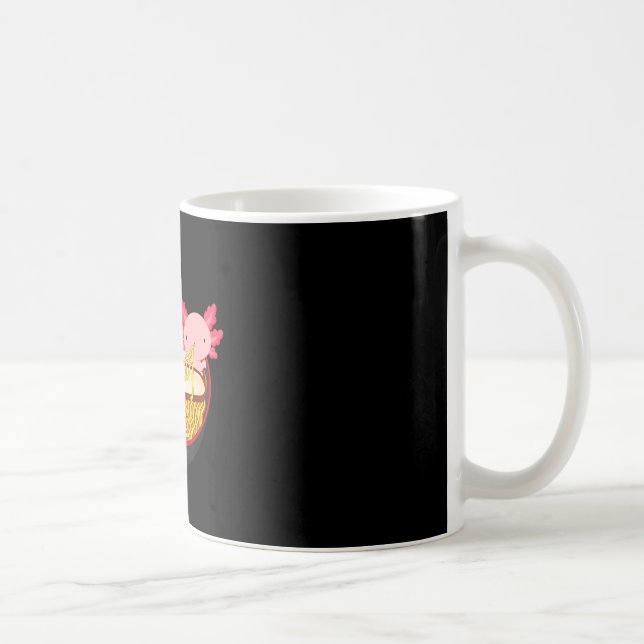 Taza De Café Axolotl Ramen Noodle Kawaii japonés regalo de anim (Derecha)