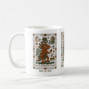 Taza De Café Axolotl Teotl - Dios de las Aguas
