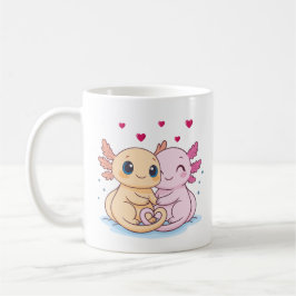Taza De Café Axolotl Valentine Love Mug – Cute Couple