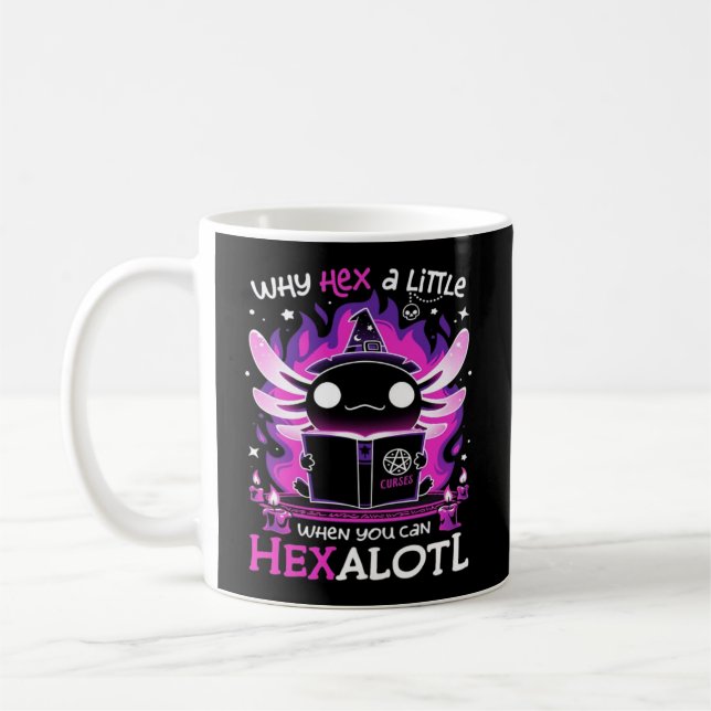 Taza De Café Axolotl Witching Hour - Salamandra  (Izquierda)