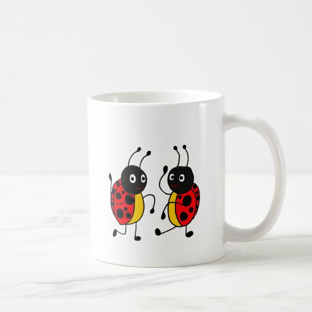 Taza De Café AY- mariquitas del baile (Derecha)