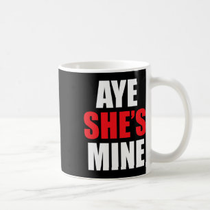 Taza De Café Aye He Es Mi Pareja Coincidiendo Con El Mío S - Eq