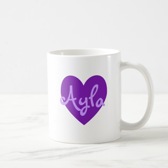 Taza De Café Ayla en morado (Derecha)