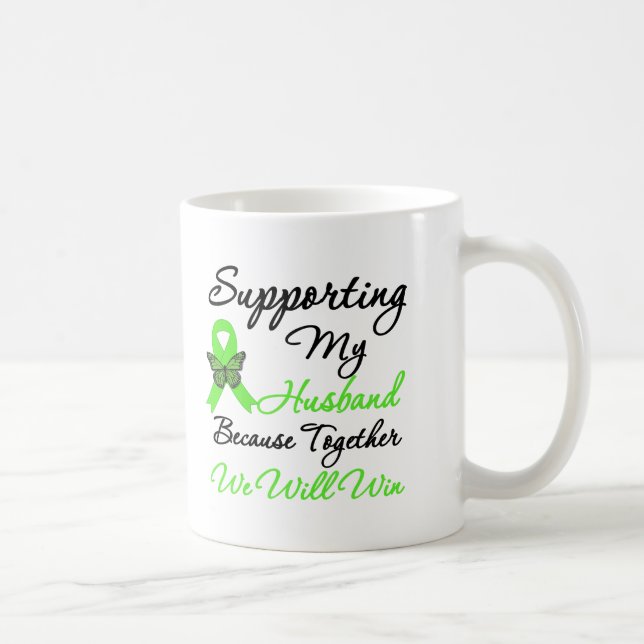 Taza De Café Ayuda del linfoma (marido) (Derecha)