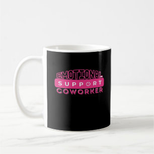 Taza De Café Ayuda emocional Coworker Flor rosa Esencial