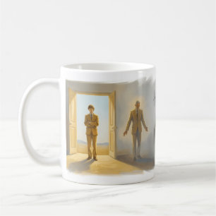 Taza De Café ¡Ayuda! — Hombre Perdido en la Niebla Encuentra su