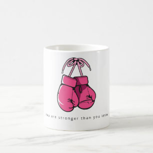Taza De Café Ayuda para el cáncer de mama Regalos para el cánce