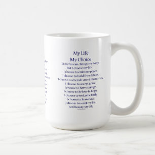 Taza De Café Ayuda para la sensibilización sobre la diabetes