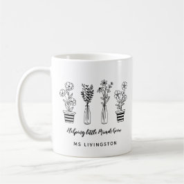 Taza De Café Ayudando a los pequeños a crecer la florida docenc