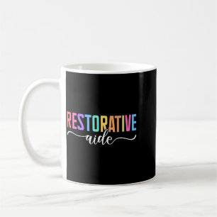 Taza De Café Ayudante Restaurador Diseños Unisex-Adultos Negro