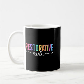 Taza De Café Ayudante Restaurador Diseños Unisex-Adultos Negro