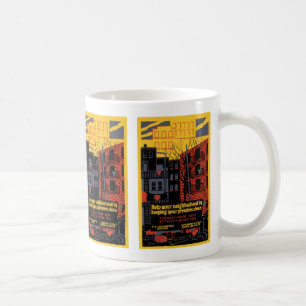 Taza De Café Ayudar a su vecindario