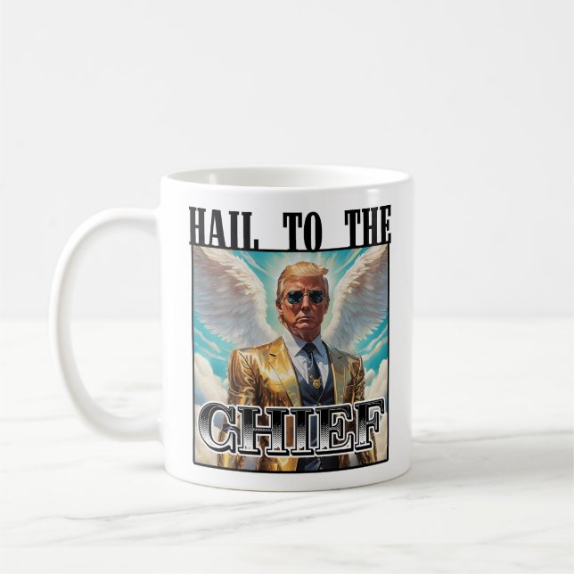 Taza De Café Ayuno al jefe - Trump 2024 (Izquierda)
