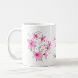 Taza De Café Azalea Rosa Floral