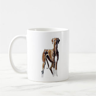 Taza De Café Azawakh Sighthound Watercolor Mug