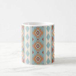 Taza De Café Aztec Essence V Ptn IIIb Blue Cream Terracottas