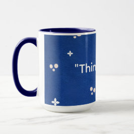 Taza de café azul