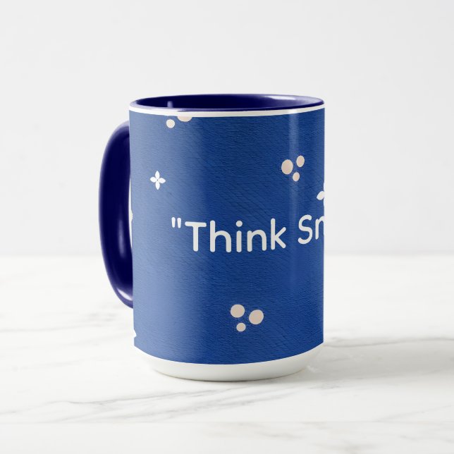Taza de café azul (Anverso izquierdo)