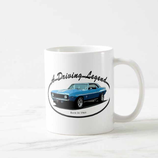 Taza De Café Azul 1969 de Camaro (Derecha)