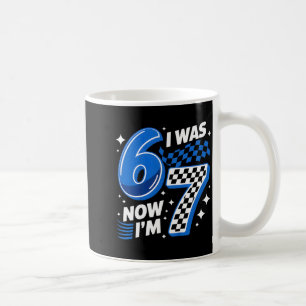 Taza De Café Azul a cuadros era 6 7 divertido 67 cumpleaños chi