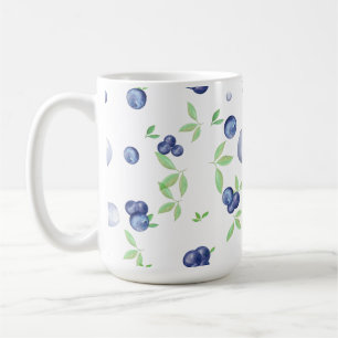 Taza De Café Azul acuarela