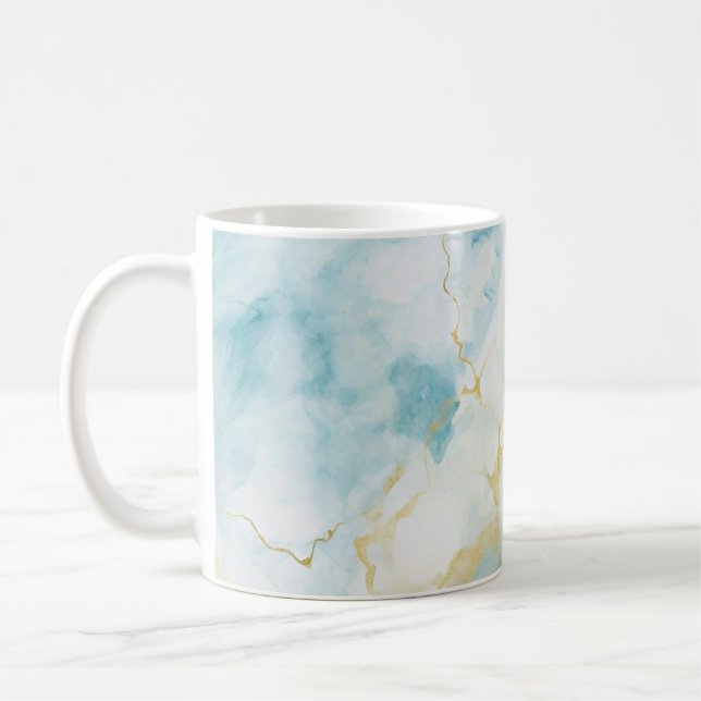 Taza De Café Azul acuático (Izquierda)