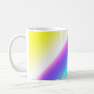 Taza De Café Azul arcoiris de textura abstracta patrón arte t