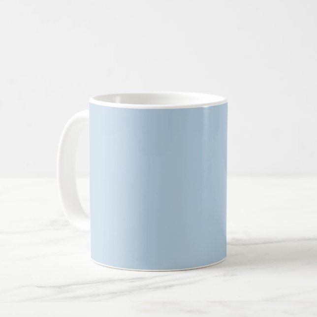 Taza De Café Azul beau (color sólido) (Anverso izquierdo)