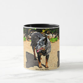 Taza de café azul de Jessie Heeler