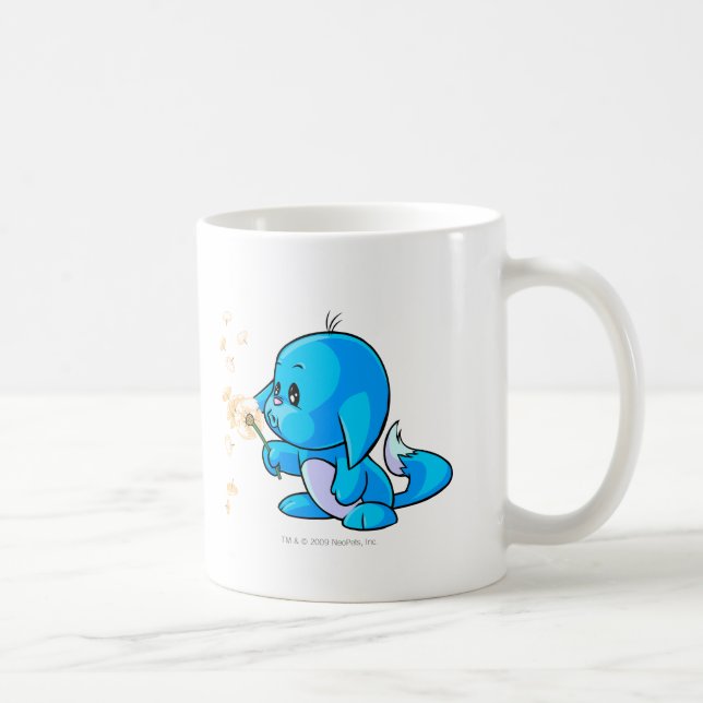 Taza De Café Azul de Kacheek (Derecha)