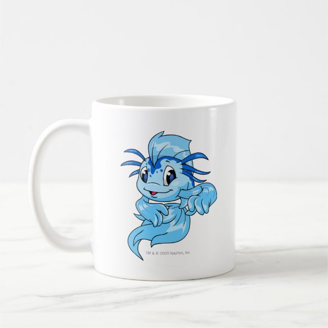 Taza De Café Azul de Koi (Izquierda)