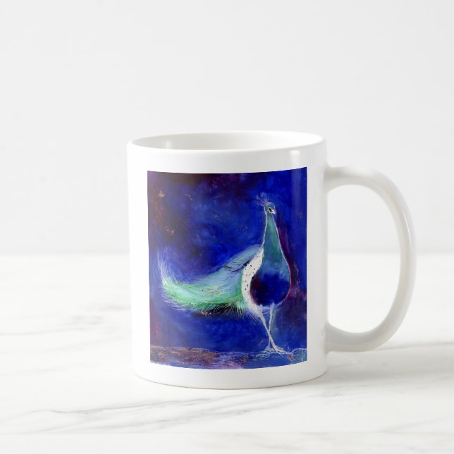 Taza De Café Azul de pavo real 2013 (Derecha)