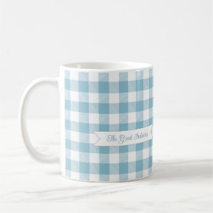 Taza De Café Azul decorativo de cuadros búfalo