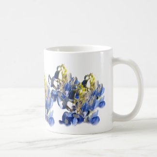 Taza de café azul del capo