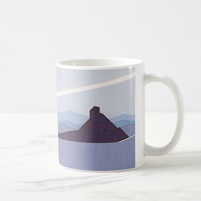 Taza De Café Azul del desierto (Derecha)