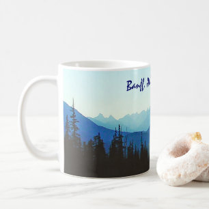 Taza De Café Azul del jaspe de Banff