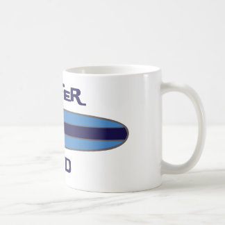Taza De Café Azul del papá de la persona que practica surf