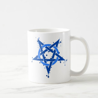 Taza De Café Azul del Pentagram