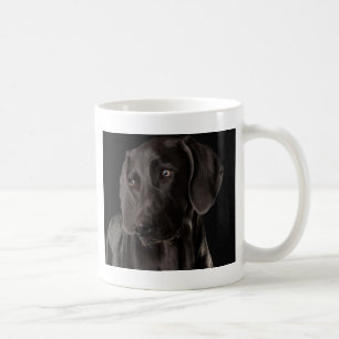 Taza De Café Azul el Weimaraner