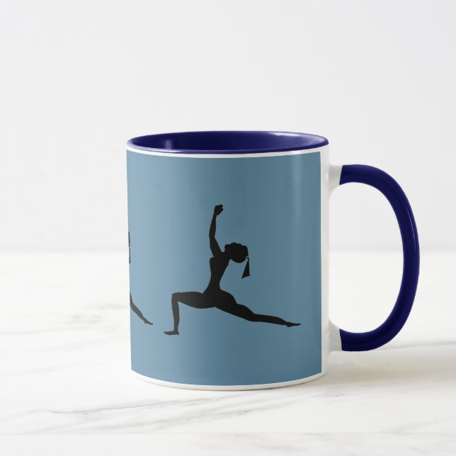 Taza de café azul(es) (Derecha)