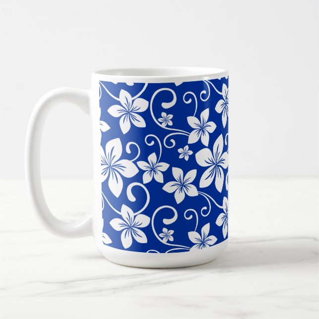 TAZA DE CAFÉ AZUL HAWAII (AZUL REAL) (Izquierda)