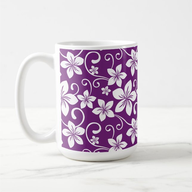 TAZA DE CAFÉ AZUL HAWAII (PLUM) (Izquierda)
