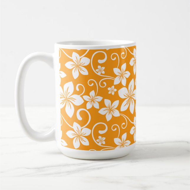TAZA DE CAFÉ AZUL HAWAII (TANGERINA) (Izquierda)