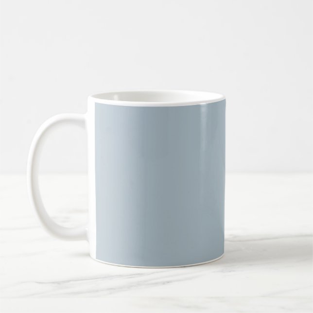 Taza De Café Azul invernal brillante - Café Minimalista (Izquierda)
