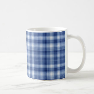 Taza De Café Azul lleno escocés