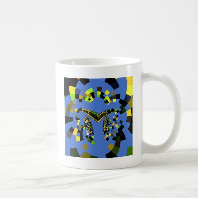 Taza De Café Azul M (Derecha)