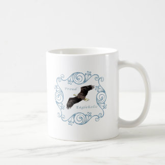 Taza De Café Azul orgulloso de Eagleholic